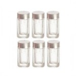 (*) 6 Empty Dollhouse Baby Jar