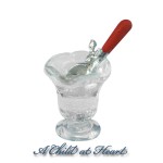 (*) Dollhouse Ice Cream Scoop in Water- Back In-Stock -