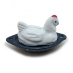 Dollhouse Metal Cover Chicken Dish