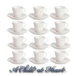 12 Dollhouse Cups &amp; Saucers
