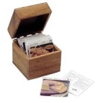 (*) Dollhouse Recipe Box w/ Recipe Cards