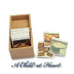 (*) Dollhouse Recipe Box w/ Recipe Cards