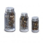 (*) Dollhouse Jars of Nuts &amp; Bolts