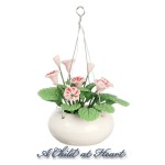 &amp;sect; Sale $1 Off - Dollhouse Pink Hanging Flower