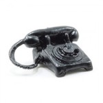 (*) Dollhouse Rotary Desk Phone