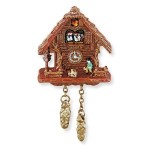 Dollhouse Black Forest Cuckoo Clock