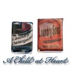 () Disc. .60&amp;cent; Off - 2 pc Vintage Laundry Set