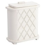 (&amp;sect;) Sale $2.00 Off - White Wooden Hamper