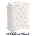 (&amp;sect;) Sale $2.00 Off - White Wooden Hamper
