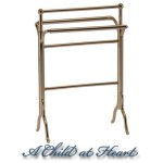 (*) Dollhouse Brass Towel / Quilt Rack