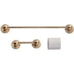 (*) Towel Bar &amp; Toilet Paper Holder