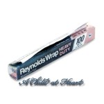 Dollhouse Aluminum Foil Box with Foil