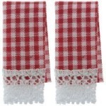 &amp;sect; Sale .60&amp;cent; Off - 2 Gingham Dish Towels- Choice of Color -