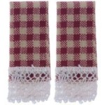 &amp;sect; Sale .60&amp;cent; Off - 2 Country Gingham Dish Towels - Choice of Color -