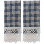 &amp;sect; Sale .60&amp;cent; Off - 2 Country Gingham Dish Towels - Choice of Color -