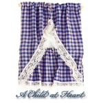 Dollhouse Country Gingham Curtains