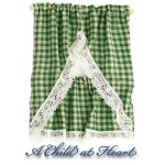 Dollhouse Country Gingham Curtains