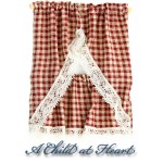 Dollhouse Country Gingham Curtains