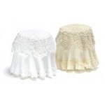 Dollhouse Skirted Lace Top Table- Choice of Color -