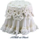Dollhouse Skirted Lace Top Table- Choice of Color -
