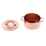 Dollhouse Copper Pot with Lid