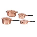 Dollhouse 4 pc Cookware Set w/Lids