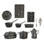 Dollhouse 14 pc Cookware Set