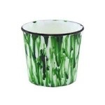 Decorated Kitchen Trash Bucket- Choice of Color -