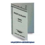 (*) Dollhouse 1 pc Printed Diner Menu