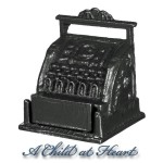 Dollhouse Old Fashion Cash Register