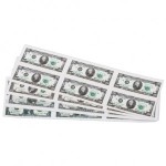 (*) Sheet of Modern American Money