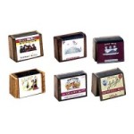(*) Set of 2 Cigar Labeled Boxes 