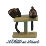 Dollhouse Pipe Stand with Pipes- Choice of Style -
