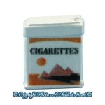 (*) Dollhouse Metal Cigarette Pack