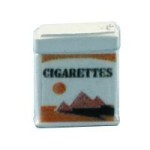 (*) Dollhouse Metal Cigarette Pack