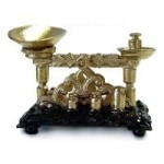 (*) Dollhouse Vintage Scale &amp; Weights