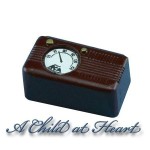 Dollhouse Retro Radio