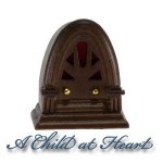 (*) Dollhouse 1920's Antique Styled Radio