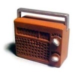 Dollhouse Retro Portable Radio