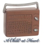 Dollhouse Retro Portable Radio