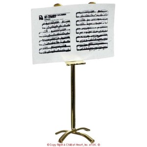 (*) Small Dollhouse Music Stand