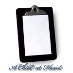 (*) Dollhouse Clipboard- Choice of Color &amp; Style -