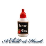 (*) Dollhouse School Glue Bottle