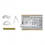 Dollhouse 7 pc Drafting Set
