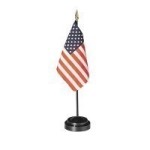 (*) Dollhouse American Flag Pole (Kit)