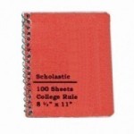 (*) Dollhouse School Spiral Bound Notebook