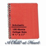 (*) Dollhouse School Spiral Bound Notebook