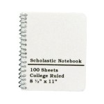 (*) Dollhouse School Spiral Bound Notebook