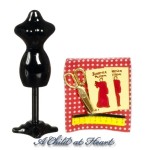 (*) Dollhouse Miniature Dressmaker Set