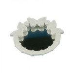 Dollhouse Round Butterfly Mirror